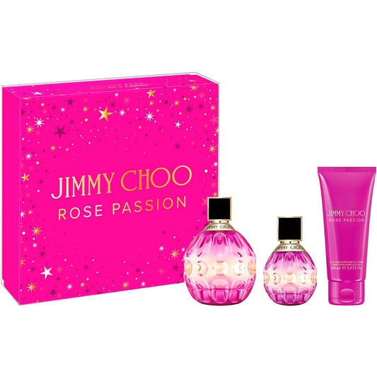 Jimmy Choo Rose Passion 3pc Set 3.3 Edp L