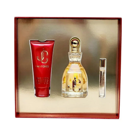 Jimmy Choo Set I Want Choo 3pcs 3.3 Edp L