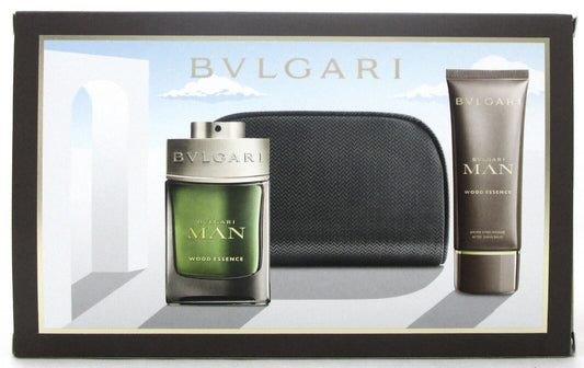 Bvlgari Man Wood Essence 3.4 Edp 3pc Set M